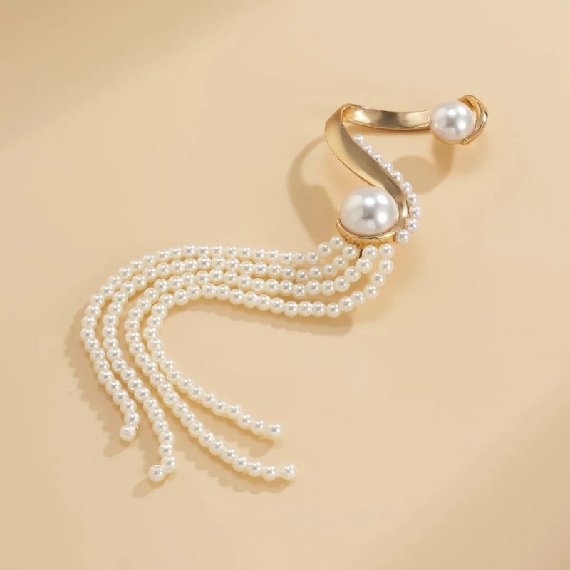 DIEZI One Piece Korean Long Tassel Earrings - Image 5