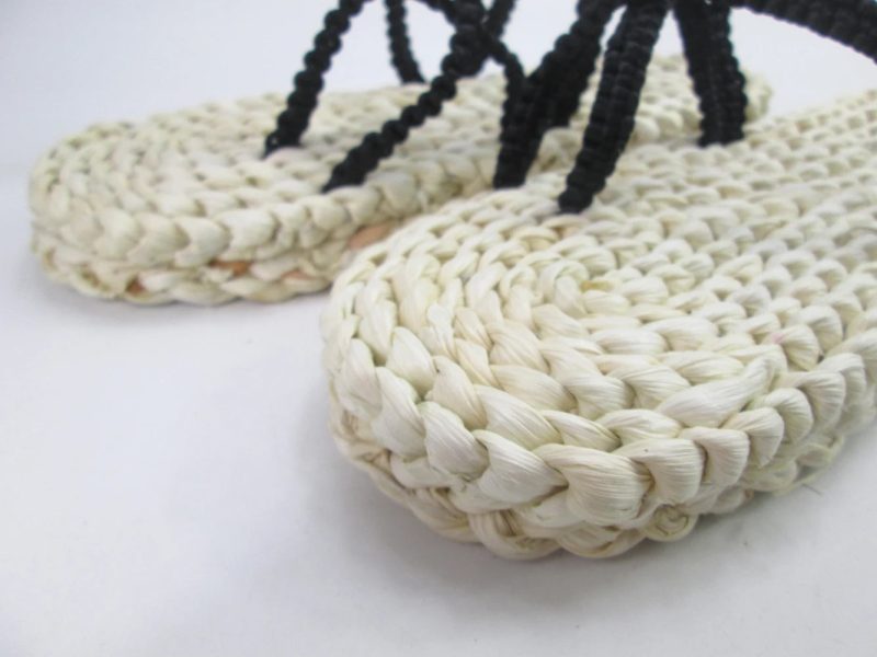 Brdwn Luffy Cosplay shoes straw sandals Slippers - Image 4