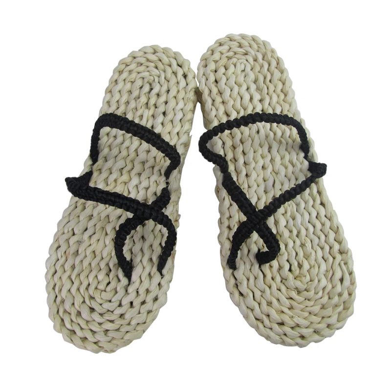 Brdwn Luffy Cosplay shoes straw sandals Slippers - Image 3