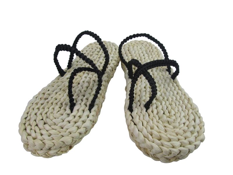 Brdwn Luffy Cosplay shoes straw sandals Slippers - Image 2