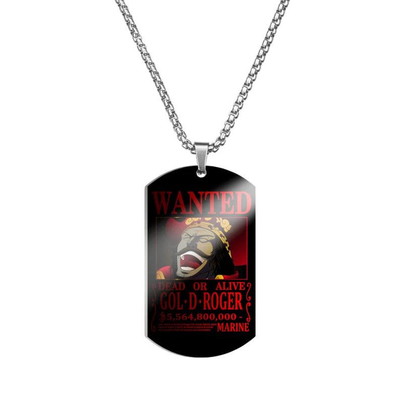 Creative One Piece Anime Luffy & Zoro Stainless Steel Necklace - Image 16