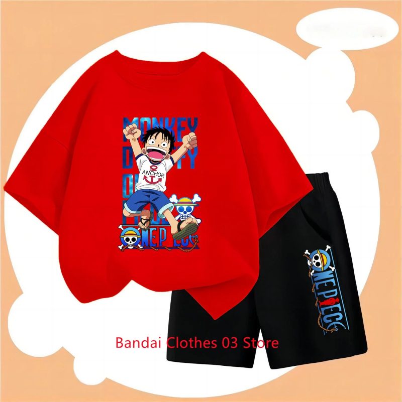 Children’s 2D One Piece T-Shirt & Pants Set - Image 4