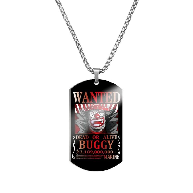 Creative One Piece Anime Luffy & Zoro Stainless Steel Necklace - Image 7