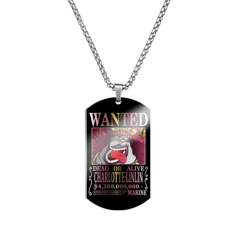 Creative One Piece Anime Luffy & Zoro Stainless Steel Necklace - Image 5
