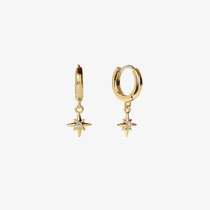 Hot Sales Shiny Star Hanging One Piece Earrings for Women