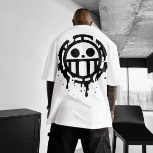 (Miniso) One Piece Law Print T-Shirt