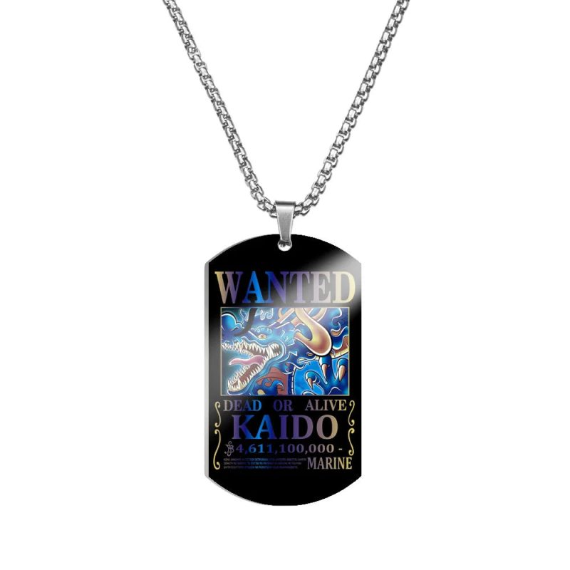 Creative One Piece Anime Luffy & Zoro Stainless Steel Necklace - Image 13