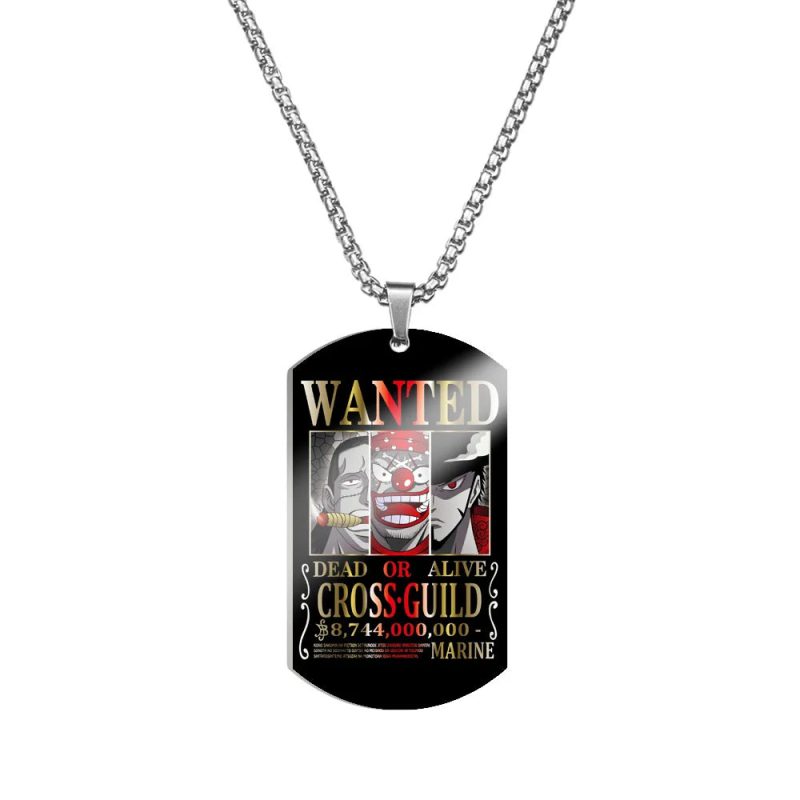 Creative One Piece Anime Luffy & Zoro Stainless Steel Necklace - Image 37