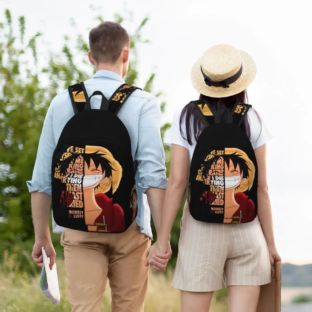Monkey D. Luffy Quotes One Piece Teenage Backpack - Image 5