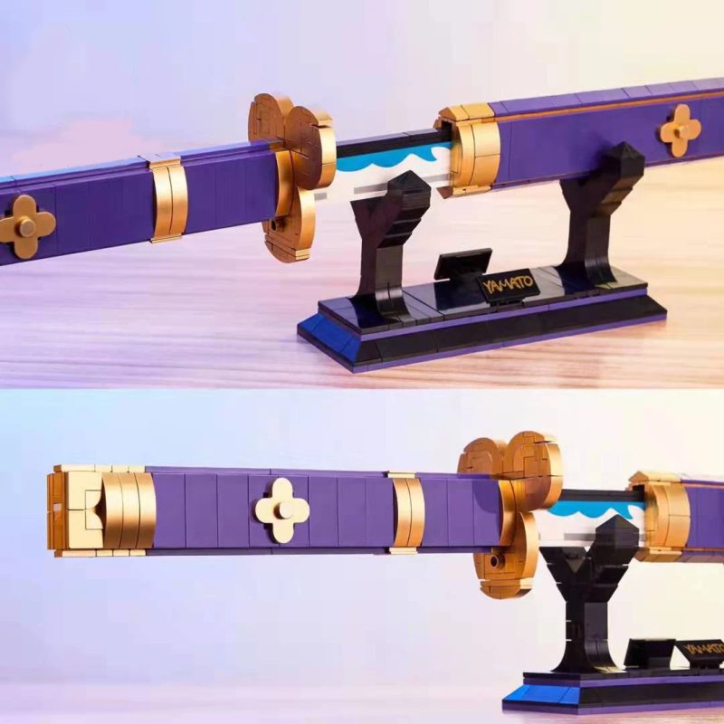 936PCS Anime Roronoa Zoro Sword Model Building Blocks - Image 3