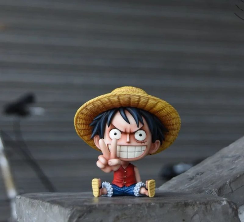 FigureCrazy One Piece FRANKY Q Laughing Out Sitting Cute Ver. PVC Action Figure - Image 22