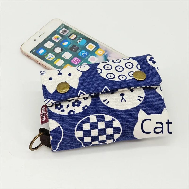 New Style One Piece Canvas Wallet - Image 16
