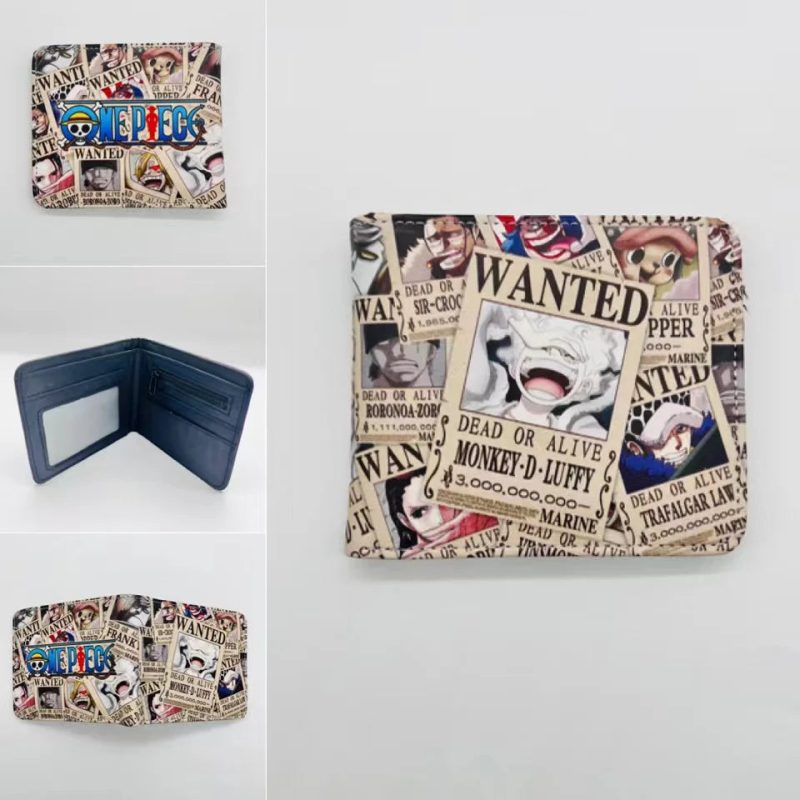 One Piece Anime Figure Foldable PU Coin Purse - Image 38