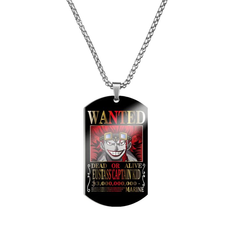Creative One Piece Anime Luffy & Zoro Stainless Steel Necklace - Image 26