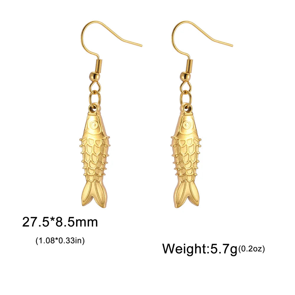 My Shape Marine Fish Earrings - Image 6