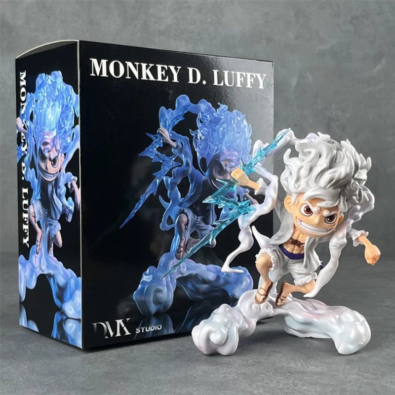 Luffy Gear 5 – Sun God Nika Q-Version Figure - Image 5