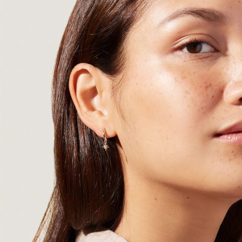 Hot Sales Shiny Star Hanging One Piece Earrings for Women - Image 2