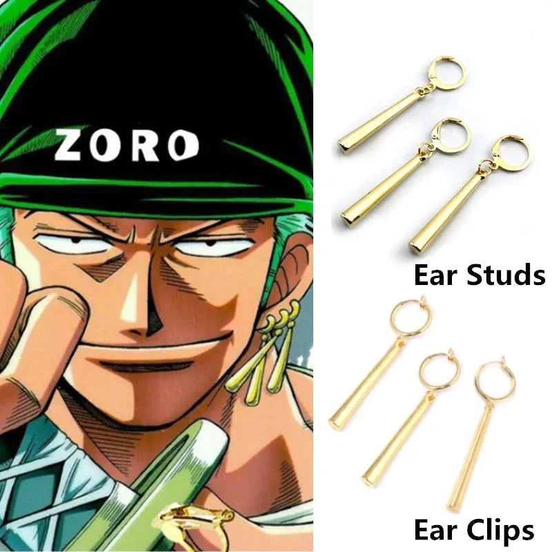 1/3pcs Anime Roronoa Zoro Cosplay Earrings - Image 6