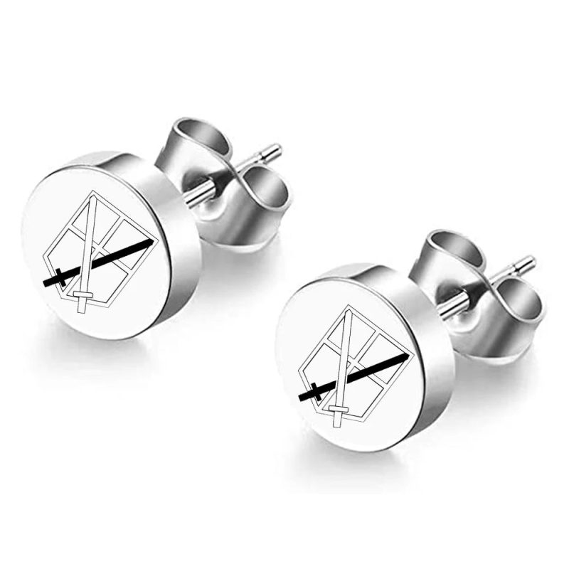 Attack on Titan Wings of Freedom Earrings - Image 3