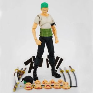 Anime One Piece Roronoa Zoro Past Blue Variable Boxed 18cm PVC Action Figure