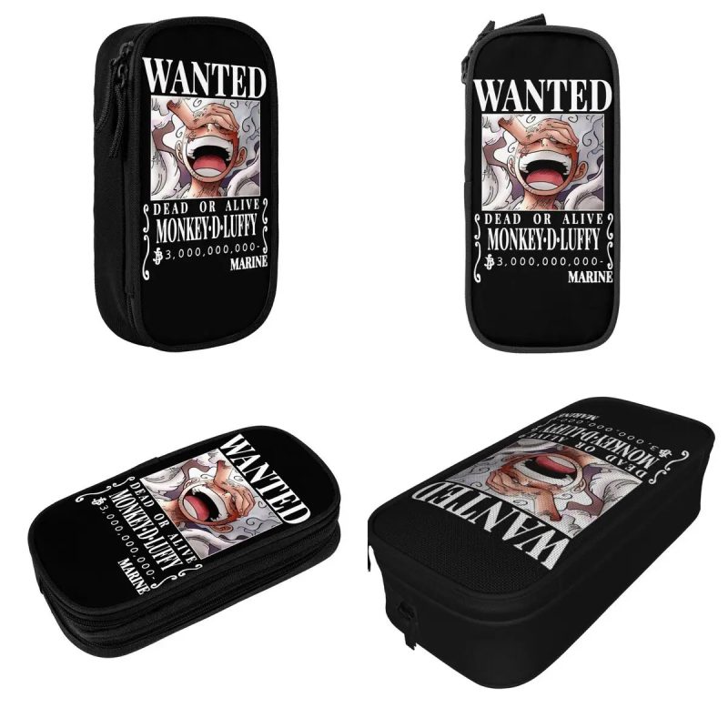 Luffy Wanted Bounty Gear 5 Yonko Pencil Case - Image 2