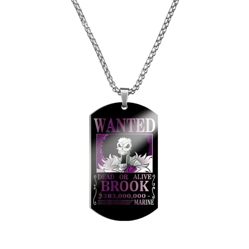 Creative One Piece Anime Luffy & Zoro Stainless Steel Necklace - Image 22