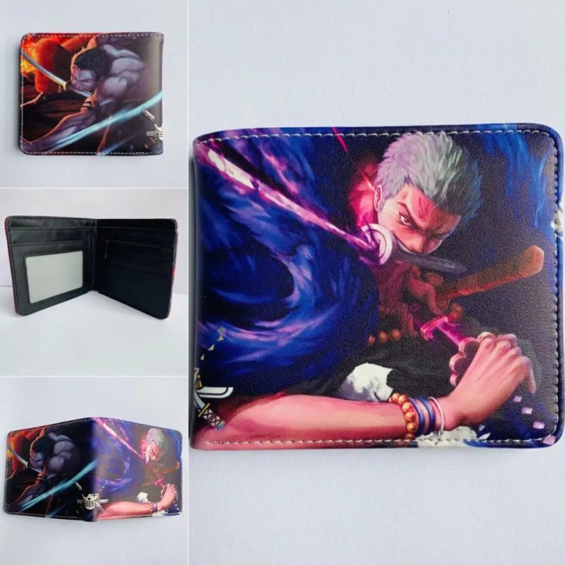 One Piece Anime Figure Foldable PU Coin Purse - Image 3
