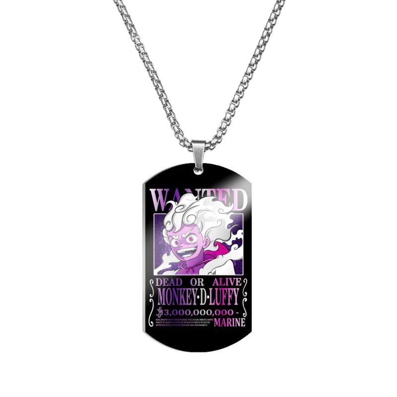 Creative One Piece Anime Luffy & Zoro Stainless Steel Necklace - Image 24