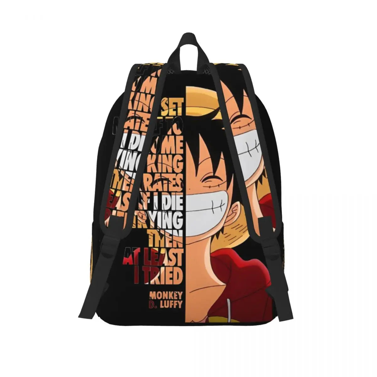 Monkey D. Luffy Quotes One Piece Teenage Backpack - Image 2